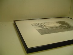 ART PHOTOGRAPHY Outdoor house «Paradise Lost» B&W L. Santucci Frames 16.5x20in
