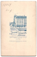 Photograph Joseph Werner, Munich, Isarthorplatz 2 corner Kanalstrasse, portrait