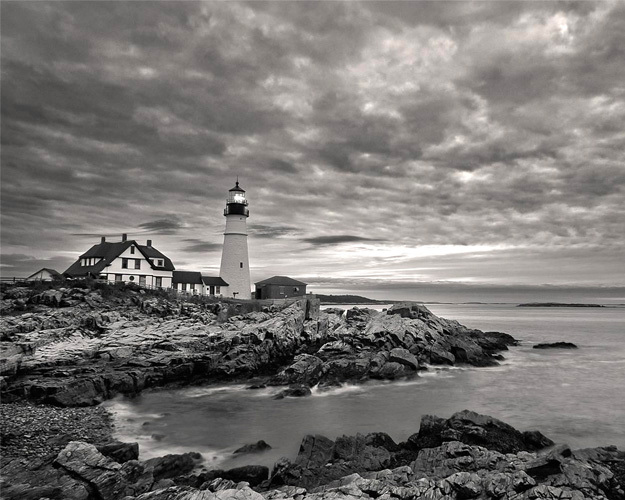 PORTLAND HEAD LIGHT – Maine Lighthouse Glossy 8×10 Photo Print Harbor Poster