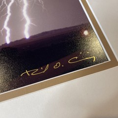 ‘Riders on the Storm’ 1994 Signed Lightning Stalker Photograph David O Stillings