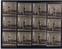 NEWLY FOUND! Hendrickson PHOTO Contact Sheet Proof Negatives Boudoir PEEK-A-BOOB