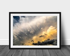 Thunderstorm cloud photography print cloudscape wall art storm nature pictures