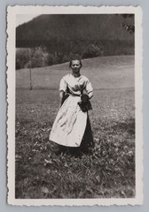 Berchtesgaden Oberau 1933 – Peasant Woman Portrait – Old Photo 1930s