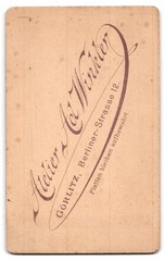 Photograph Ad. Winkler, Görlitz, Berliner Straße 12, portrait of a woman in dark