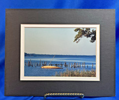 Mounted vivid color photo from Perdido Bridge, Lillian, Alabama by Susan Prince