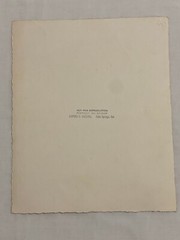 Stephen H. Willard (1894-1966) Original Vintage Picture No 952 Stamped Back