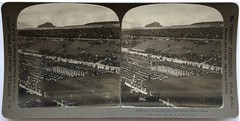 Greece Athens Stadium School Parade 1901 Photo Stereo White Vintage §N