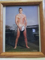 Vintage Gay Interest Real Photo- Framed Nude- Ruby Rogue- Will Greenwood