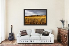 Wichita Mountains Photography Print: Oklahoma Wildlife Refuge Landscape Photo