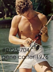 VINTAGE MALE PORTRAIT #0725-704 -gene carter, 1976 – free shipping in usa