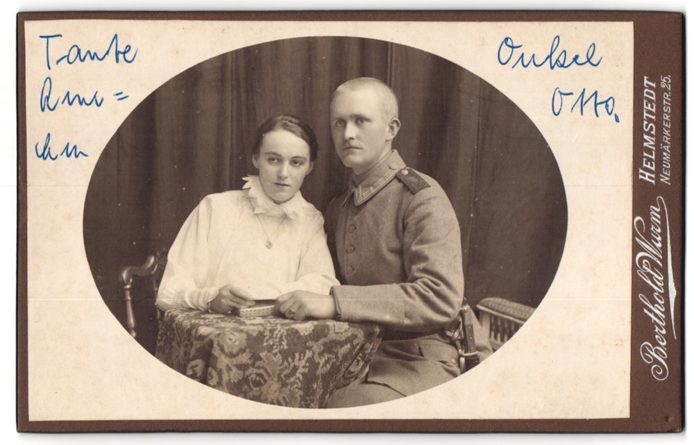 Photograph Berthold Wurm, Helmstedt, Neumärkerstraße 25, Sergeant Otto in