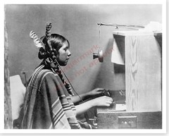 Blackfoot Native American Switchboard Operator 8 x 10 Silver Halide Photo