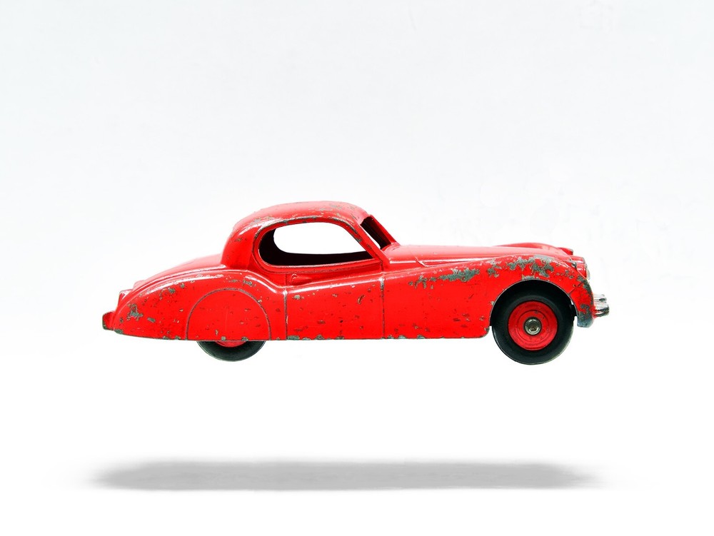 «Happy Dinky Toys 1951 Jaguar» – Original Fine Art Photograph 40×30 in