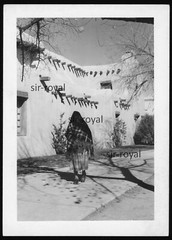 Taos Pueblo – Circa 1950s – Native American New Mexico USA – Historical Photo 12x8cm