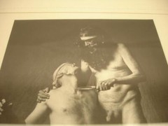 Original signed Photograph framed Paul Schroeder Denver Artist 1993 Male Nudes