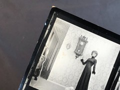 NEWLY FOUND! Hendrickson PHOTO Contact Sheet Proof & Negatives MADAM & her DOG
