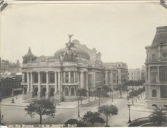 Rio De Janeiro Brazil Theatro Municipal Opera House Vintage Original 7×9 Photo