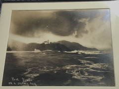 Point Bonita On a Stormy Day Old Photography Historical Sausalito San Francisco