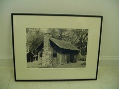 ART PHOTOGRAPHY Farm Cookhouse/Kitchen B&W by L. Santucci Wood Frames 13x16in