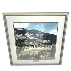 Vintage Stillwater Mine Spring 1996 Professional Framed Photograph Nye Montana