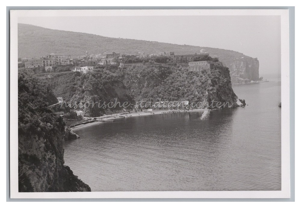 Vico Equense Italy 1953 – Gulf of Nepal – Old Photo 1950s