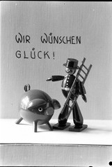 LOT 2x, «wishing you luck», still life, Eduard PEZDIKA, vintage fine art negativ