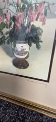 rare Wallace Nutting Hand-Colored Floral, all original, approx. 9″x 10.5″