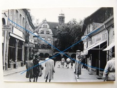 Old Photo Album from 1953, Switzerland Travel, Cars, Tram, Technology, Zurich, Freiburg