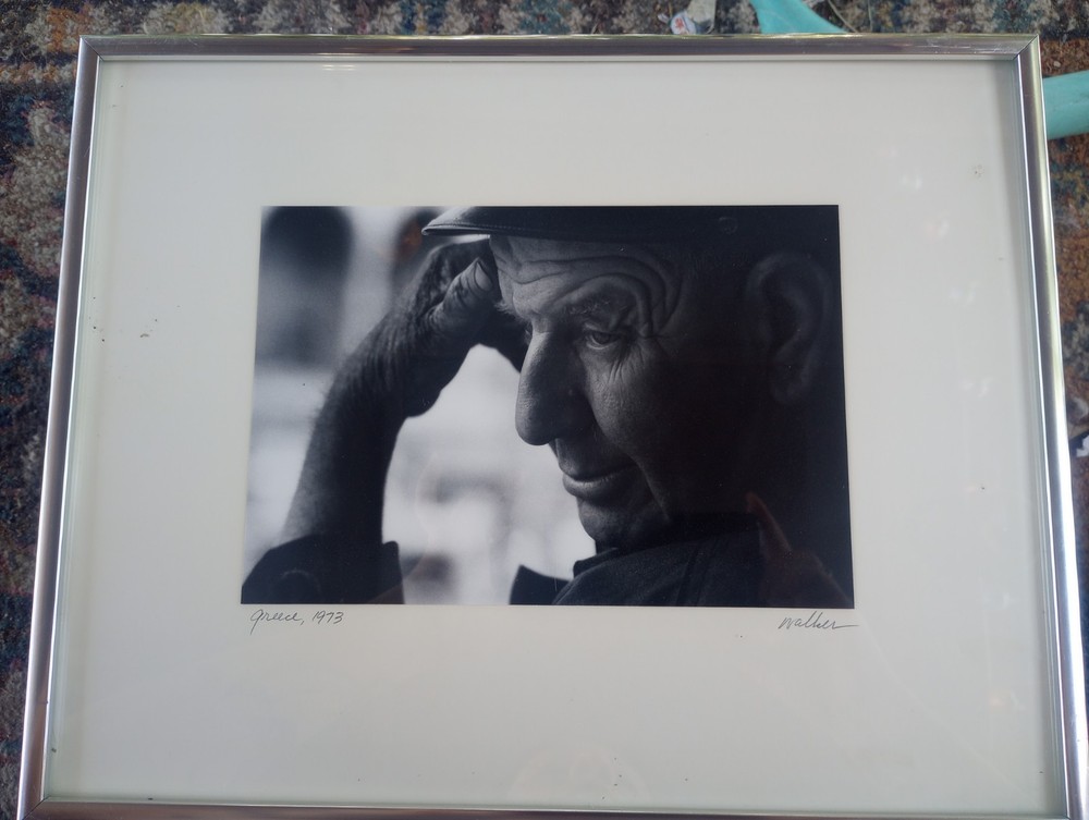 Signed Walker Evans «Greece 1973»