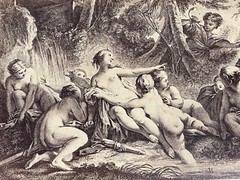 Curiosa Albumen Photograph Engraving François Boucher A. Calavas Paris 1875
