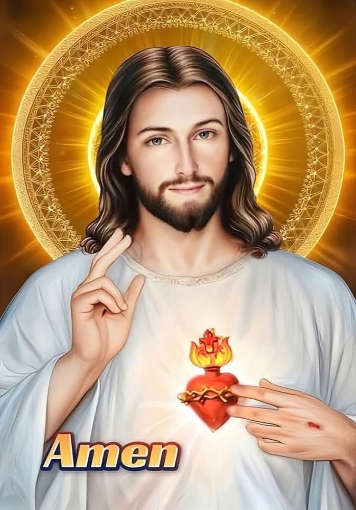 jesus christ wall art 8*10 religious christian faith god home decor print jesus