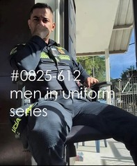 MALE PORTRAIT #0825-612 -men in uniform series -free shipping in usa