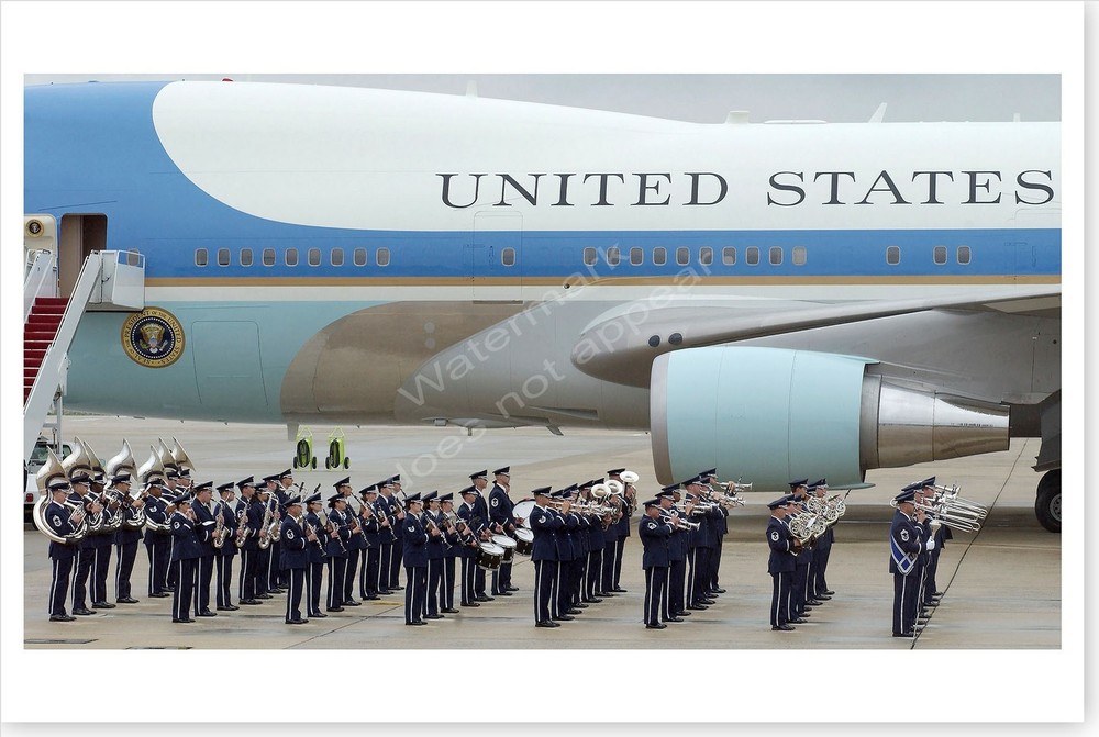 Ronald Reagan Funeral – Air Force Ceremonial Band Silver Halide Photo