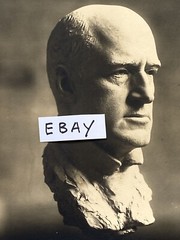 ANTIQUE Photog Bust GIBSON GIRL ARTIST, Charles Dana Gibson by JAMES FRASER