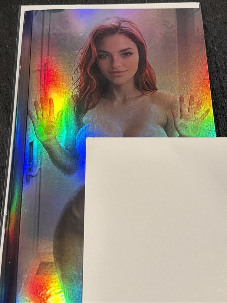 Ariel Shower Cosplay Bangers Comics Virgin FOIL Cover Ltd 10 WHAT CAN I SAY WOW