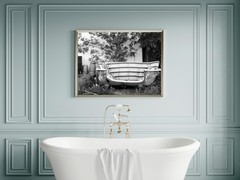 Vintage Clawfoot Tub Couch Bath Bathroom Art Photography Print