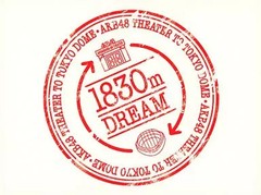 AKB48 Female Idol Photo Book 48 Series Tokyo Dome Dream 1830m Japan from Japan