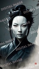 Digital Art Picture Image Photo Wallpaper Background Desktop AI – Chinese Woman
