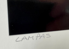 Charles Fendrock ‘CAMPAS’ Sea Shell B&W Photograph – Unframed, Listed Artist