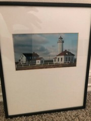 Framed Art Photo of Port Wilson Lighthouse Port Townsend WA
