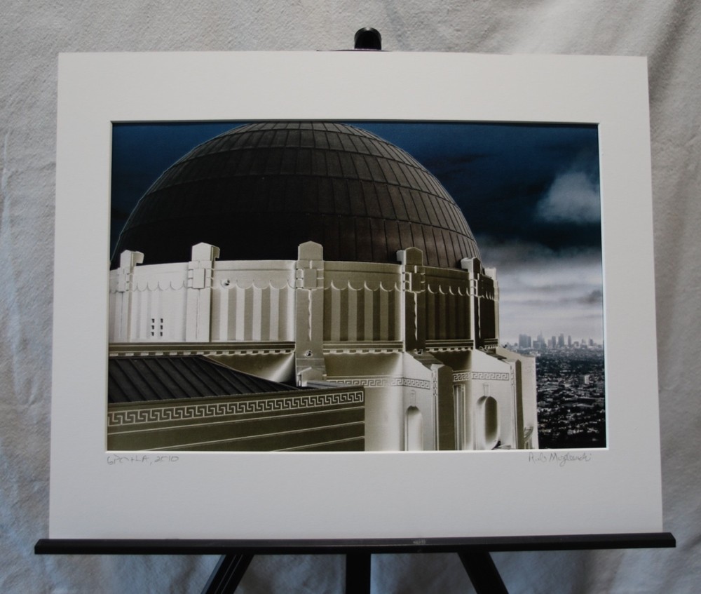 Original Photography Art Print, Griffith Observatory