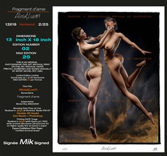 Art Nude «Alicia&Lux#1» 13×19 Sign Mik &Num 2/25 Fine Art Nude Photo 3D Model