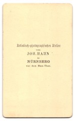 Photograph Joh. Rooster, Nuremberg, commoner with full beard