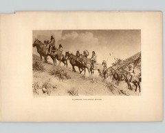 Wanamaker/Dixon «Climbing The Great Divide» 1913 Photogravure The Vanishing Race