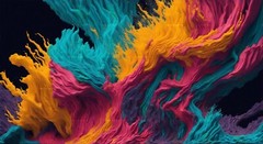 Digital Image Picture Photo Experience the beauty and chaos of paint #84