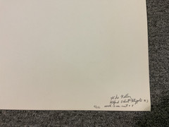 Original Photography Black And White Signed on back by Mike Kelly