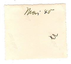 Child Before Car Garage May 1940 • Original Photo • Approx 6x7cm