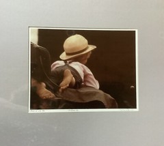 Bill Coleman Amish Boy #256 LIMITED ED Signed Photo «Bottoms Up»