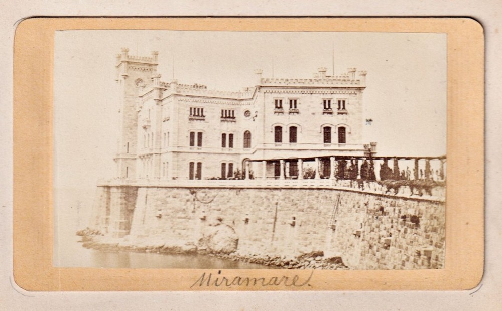 Rome Roma Rome Castello di Miramare Trieste Italy Italia Italy CDV photo 1869