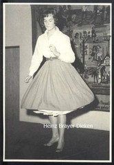 Fashion show of beautiful girls 1; DIN A 4, black and white, studio: no details